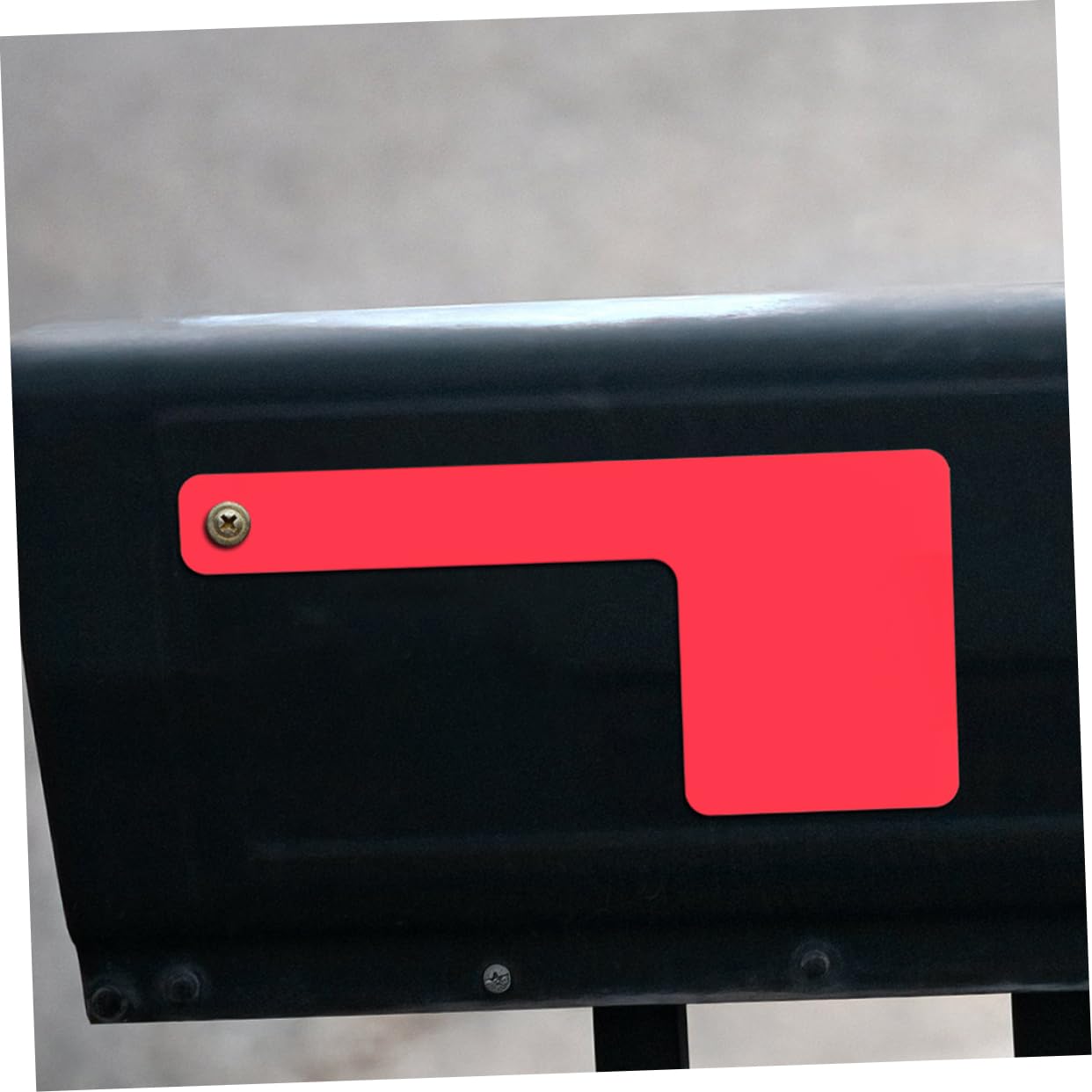 Acryl Briefkastenfahne in Rot mit Glattem Drehmechanismus und Einfacher Installation für Modernen Außenbriefkasten als Ersatzset und Signalflagge
