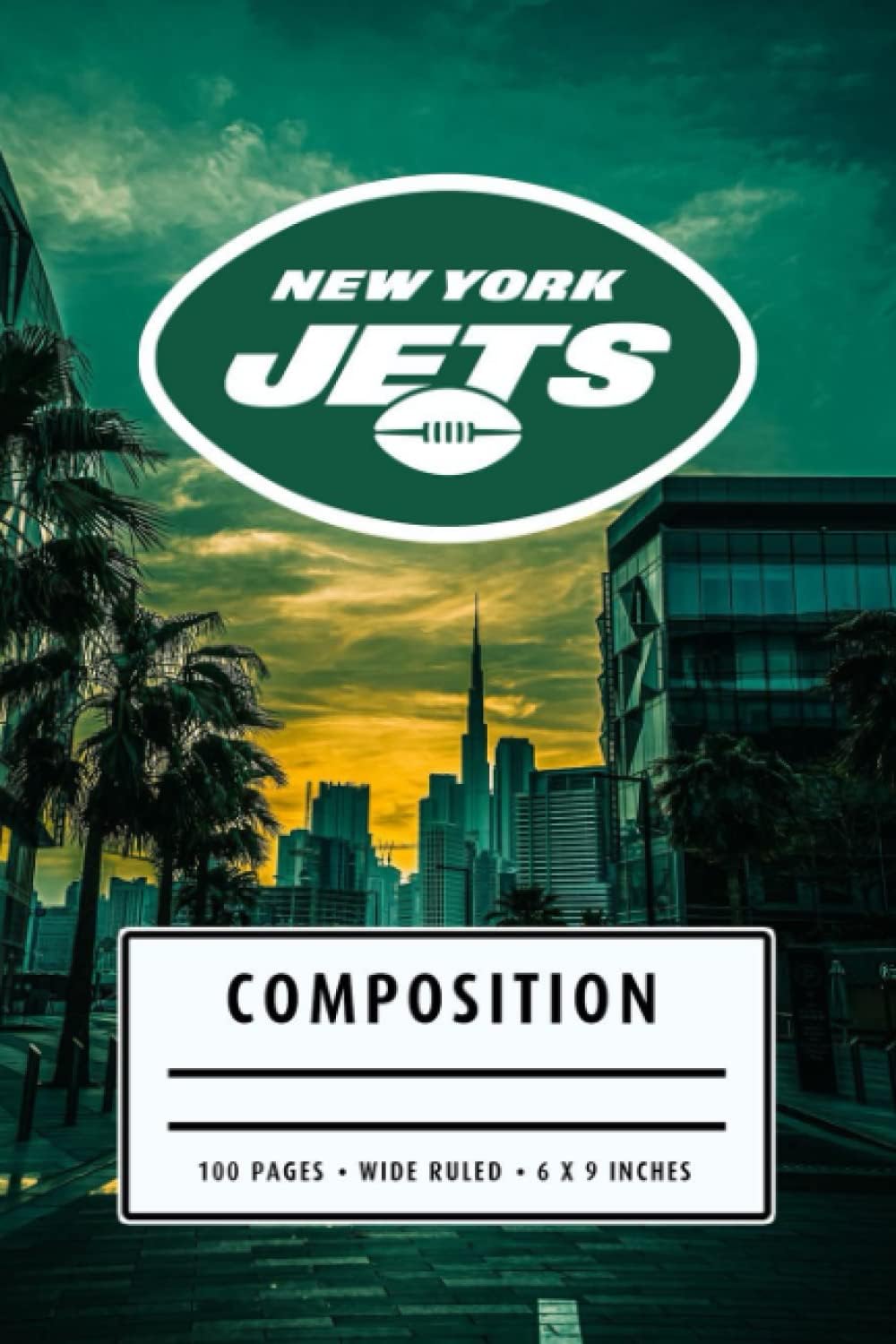 New Year Weekly Timesheet Record Composition: New York Jets Notebook - To My Football Son , To My Football Dad - Thankgiving Gift Ideas Type #25