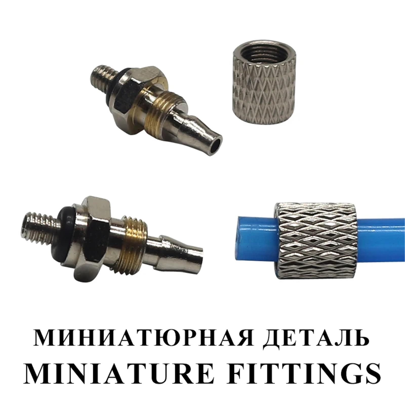 Miniatur-Armaturen M-3H-4 M-4HL-4 Außengewinde M3 M4 M5 M6 Rohr 4 6 mm Pneumatikschlauch Luftschlauch Schnellanschluss Mini-Stecker (M-5H-6)