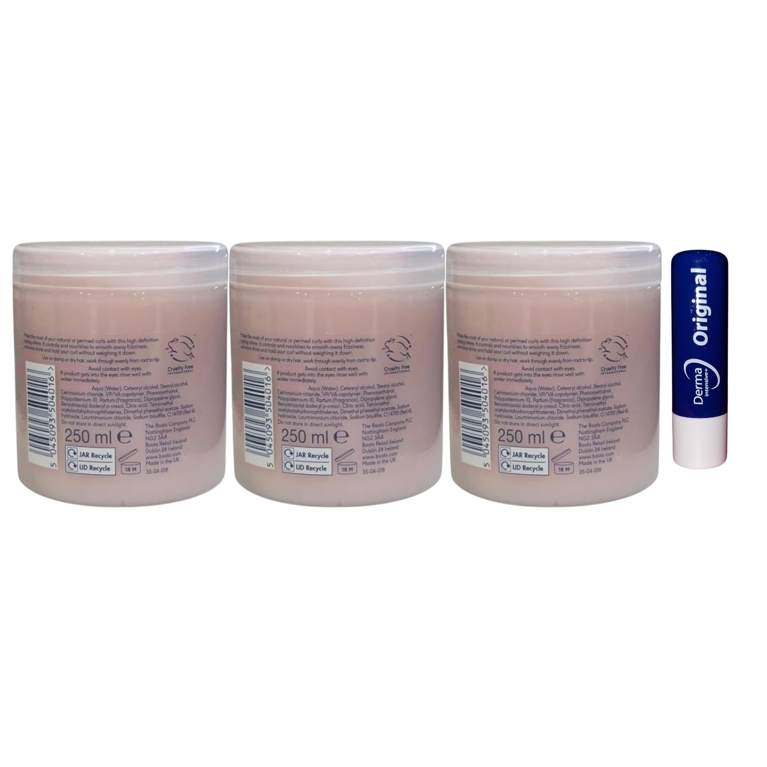 Boots Curl Creme Natural Control And Defines Curls,Shine And Hold Your Curl 250ML Trio Pack With Free Orignial Lip Balm - Image 4