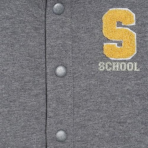 Image of miniklub Boys Grey Solid Hooded Sweatshirt