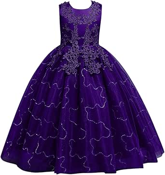 YUUMIN Vestito Da Spiaggia Estivo Mare Bambina Ragazze Vestito Floreale - Foto 2