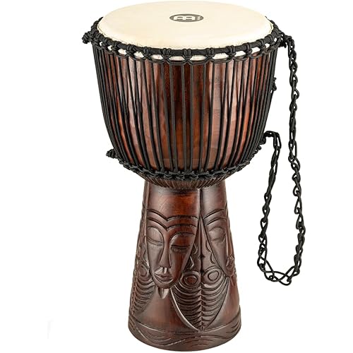 Meinl Professional African Style Djembe African Queen Carving 12 in.