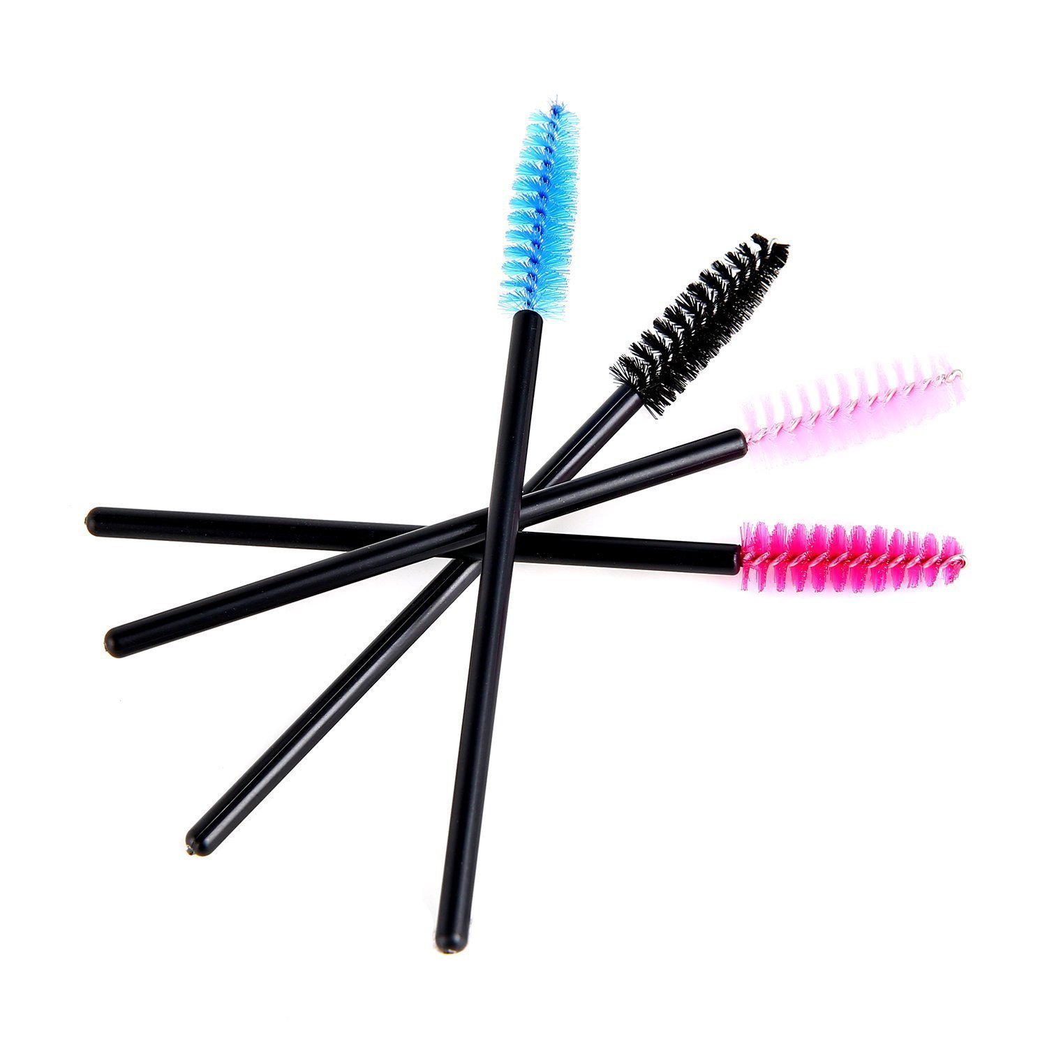 300 Multi-Color monouso ciglia per applicare il mascara, spazzola del sopracciglio, occhi, strumento volto trucco, monouso ciglia Make Up Mascara Spazzole applicatore bacchetta pennello