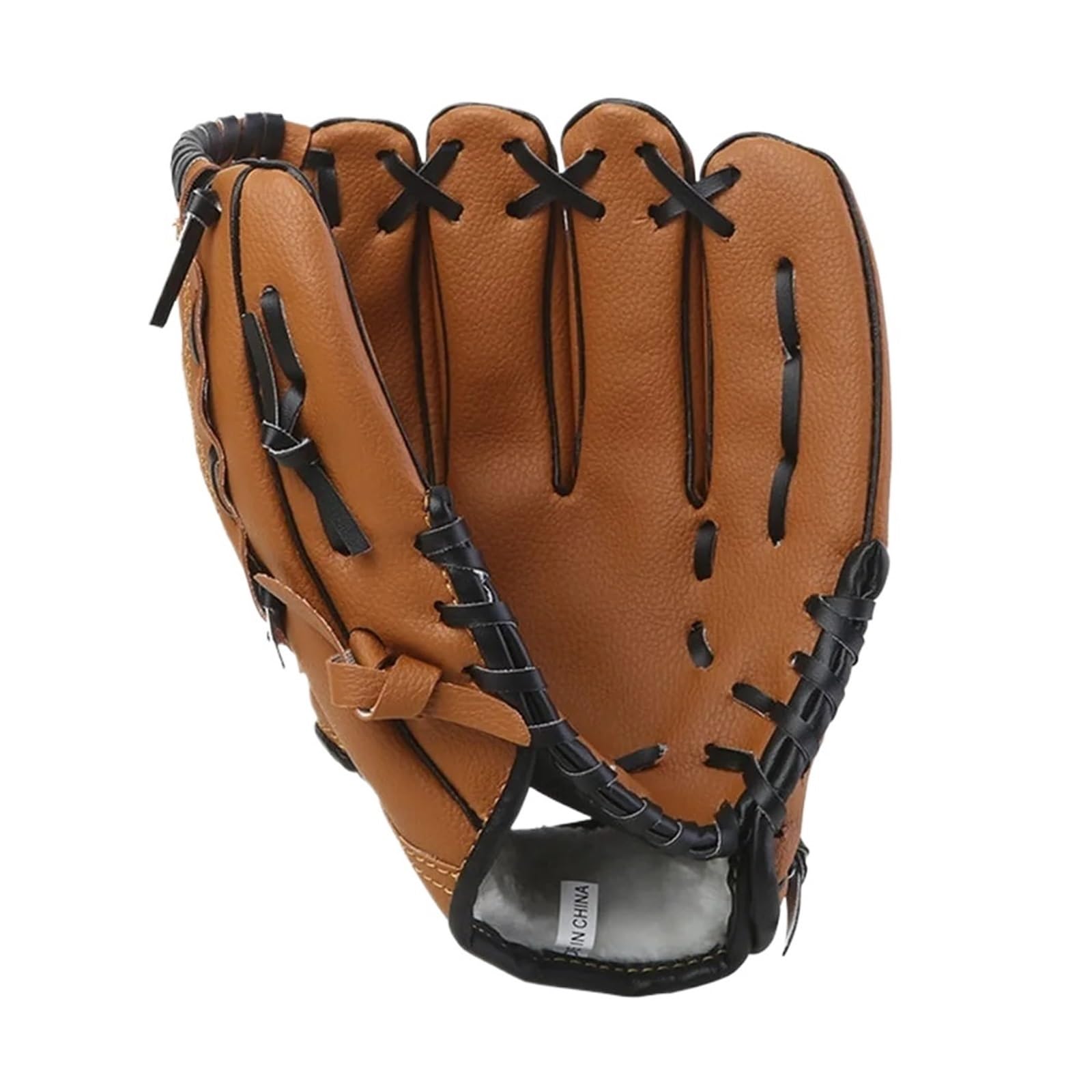 Baseballhandschuh, 26,7 - 32,5 cm, Blau, Braun und Schwarz, Softball, Rosarot, Kunstleder, Fanghandschuhe, Übungshandschuhe