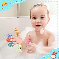 Vista 9 de FUN LITTLE TOYS 10 marionetas de dedo de conejito para cestas de Pascua, incluye 5 conejitos y 5 pollitos