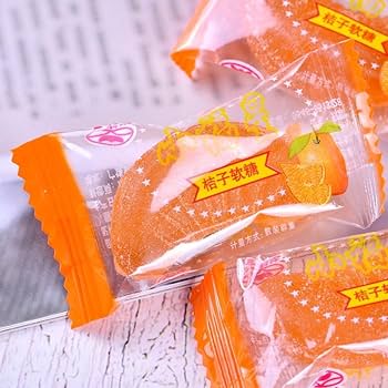 Amazon.co.jp: コーンソフトキャンディ、オレンジソフト