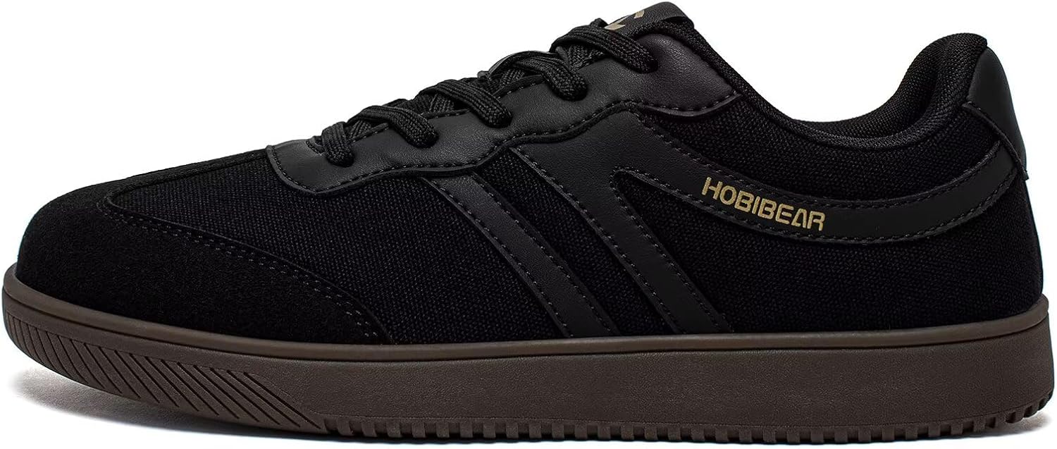 HOBIBEAR Barefoot Shoes Wide Casual Lace Up Retro Fashion Sneakers for Women Men - Image 3