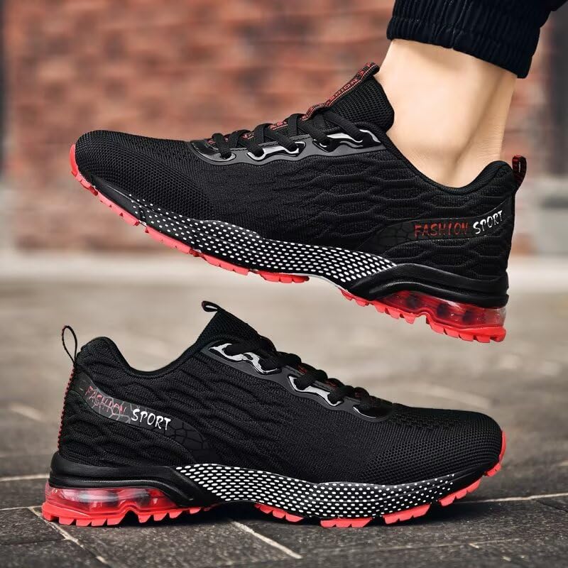 Men's Athletic Air Walking Shoes Workout Shock Absorbing Non Slip Running Shoes for Men Cushioned Sneakers4