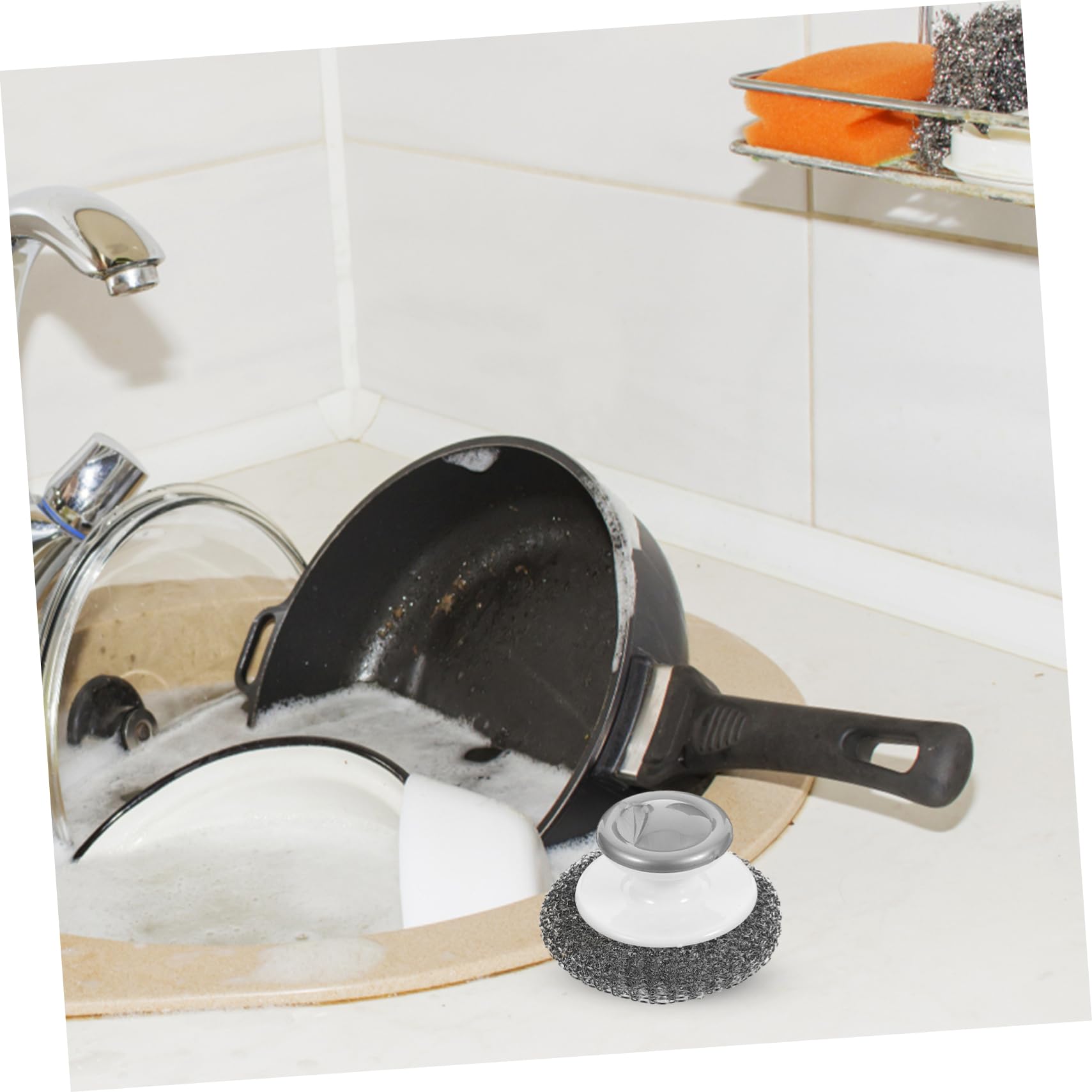 Alipis Ergonomic Handheld Dish Brush Non-stick Pot Pan Dishwasher Brush for Kitchen Cleaning Scrubber Saucepan Tool