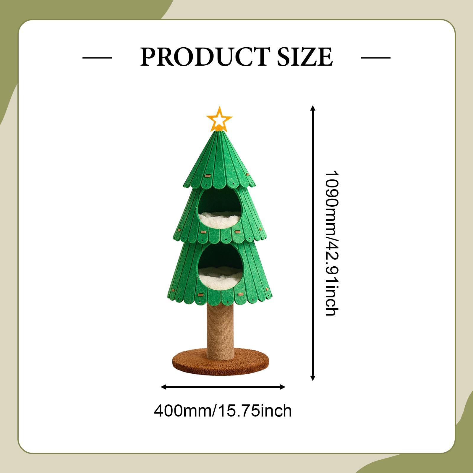 Amazon | Fxzqgnh クリスマス キャットツリー ネスト お祝いギフト 爪