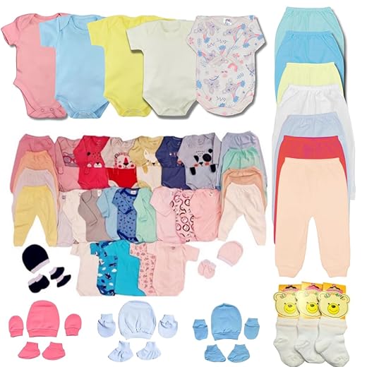 Kit enxoval bebê 18 peças algodão bebê menino menina e unissex