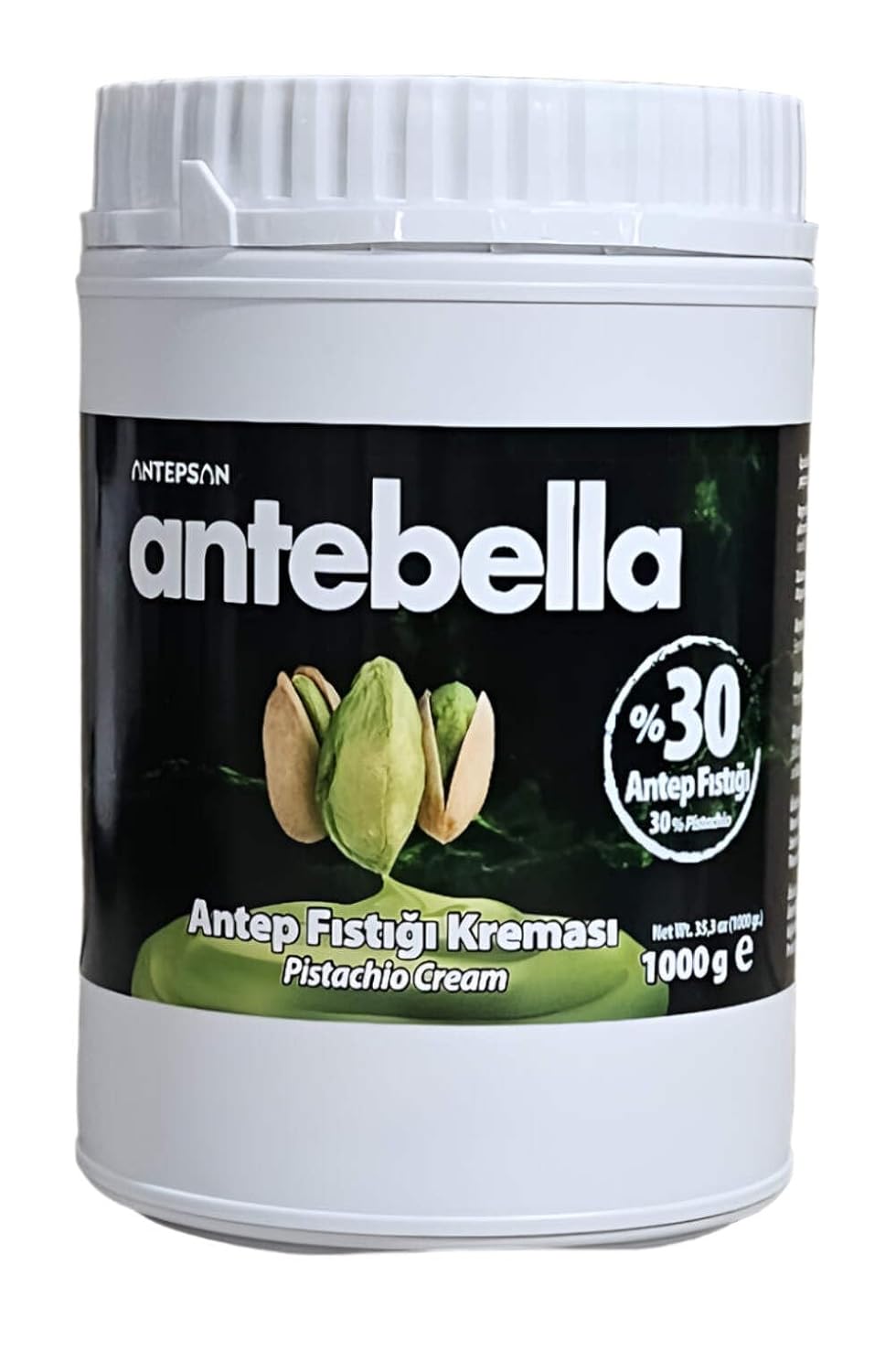 Antebella Pistachio Nut Butter Sauce, Sauce for Bread, Kunafah, Dubai Chocolate Bars, No Palm Oil (1KG)