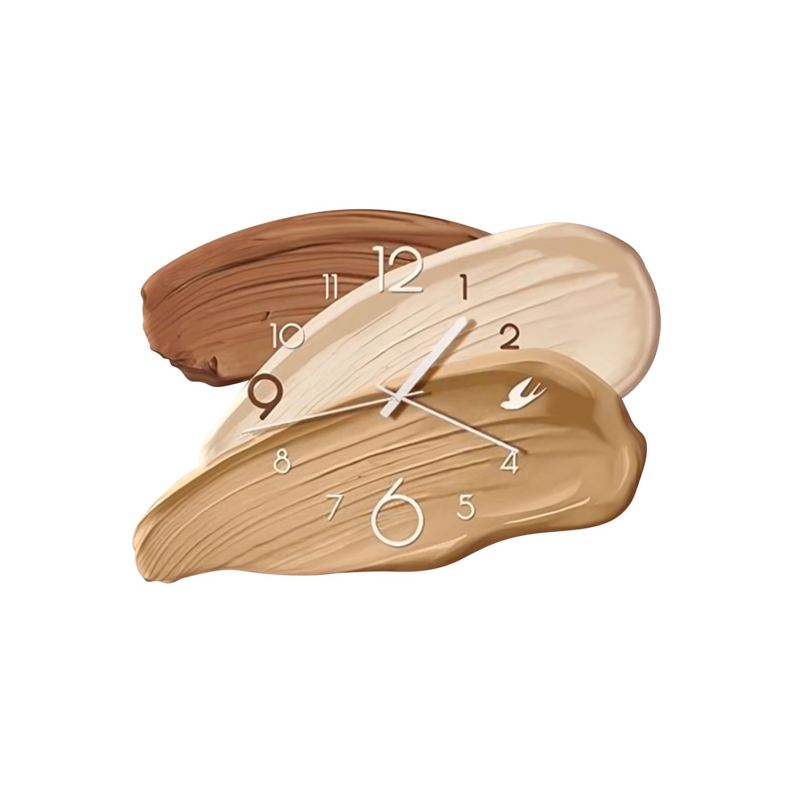 Ergocar Orologio Da Parete - Stile Moderno Alimentato a Batteria 40x28 Cm Funzionamento Silenzioso Ideale Per La Cucina La Camera Letto e Il Soggiorno