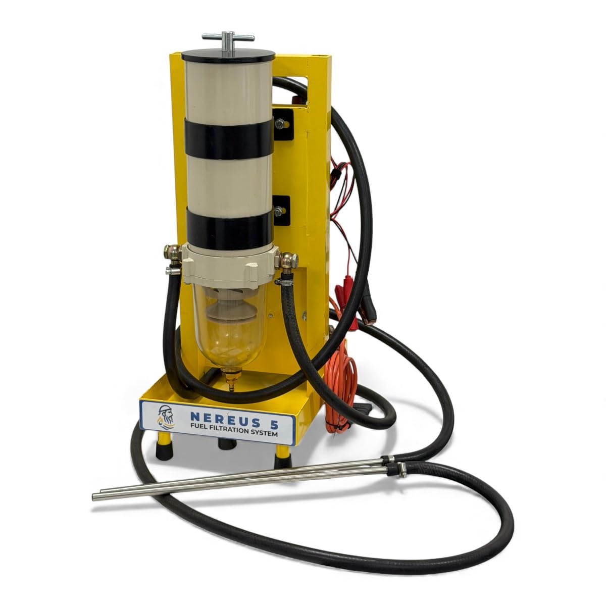 Nereus 15 Unità Filtrazione Diesel a 12V e 230V, 10 micron, Flusso 15 l/min | Accessorio gasolio, per diesel, portata 15 l/min, alimentazione 12V