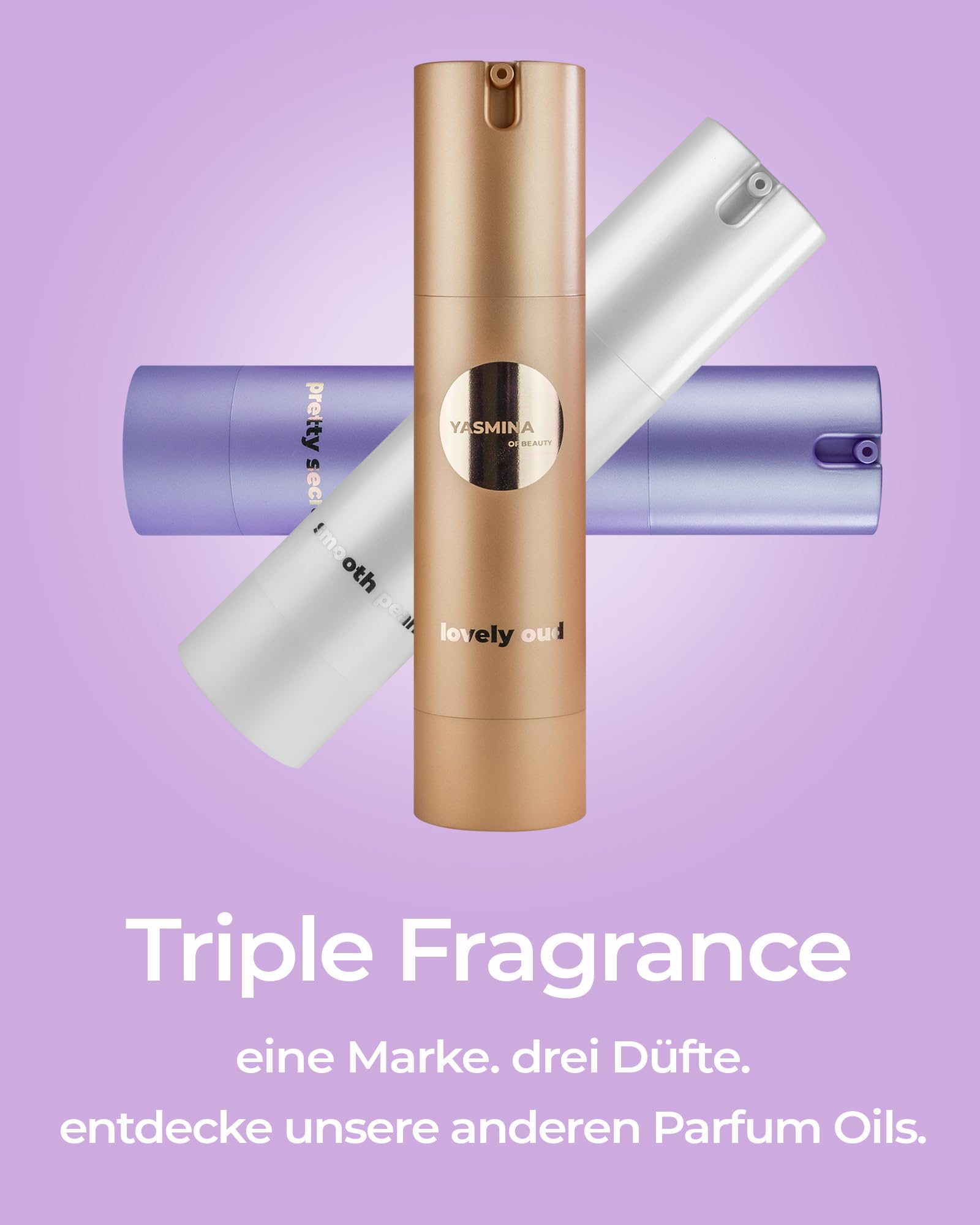 Pretty Secret Parfum Oil dla kobiet – perfumy damskie – intensywny i elegancki kwiatowy zapach – 100% bezalkoholowe – pielęgnujące olejki eteryczne