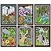 National Parks Fuzzy Coloring Poster 6 Pack (Great for Kids, Adults, Group Activities and More) - Arrives Uncolored