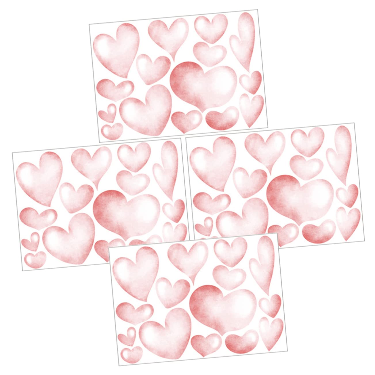 HEMOTON 5 Set Di Adesivi Murali A Forma Di Cuore Per La Decorazione Della Casa Adesivi Murali Per La Cameretta Dei Bambini