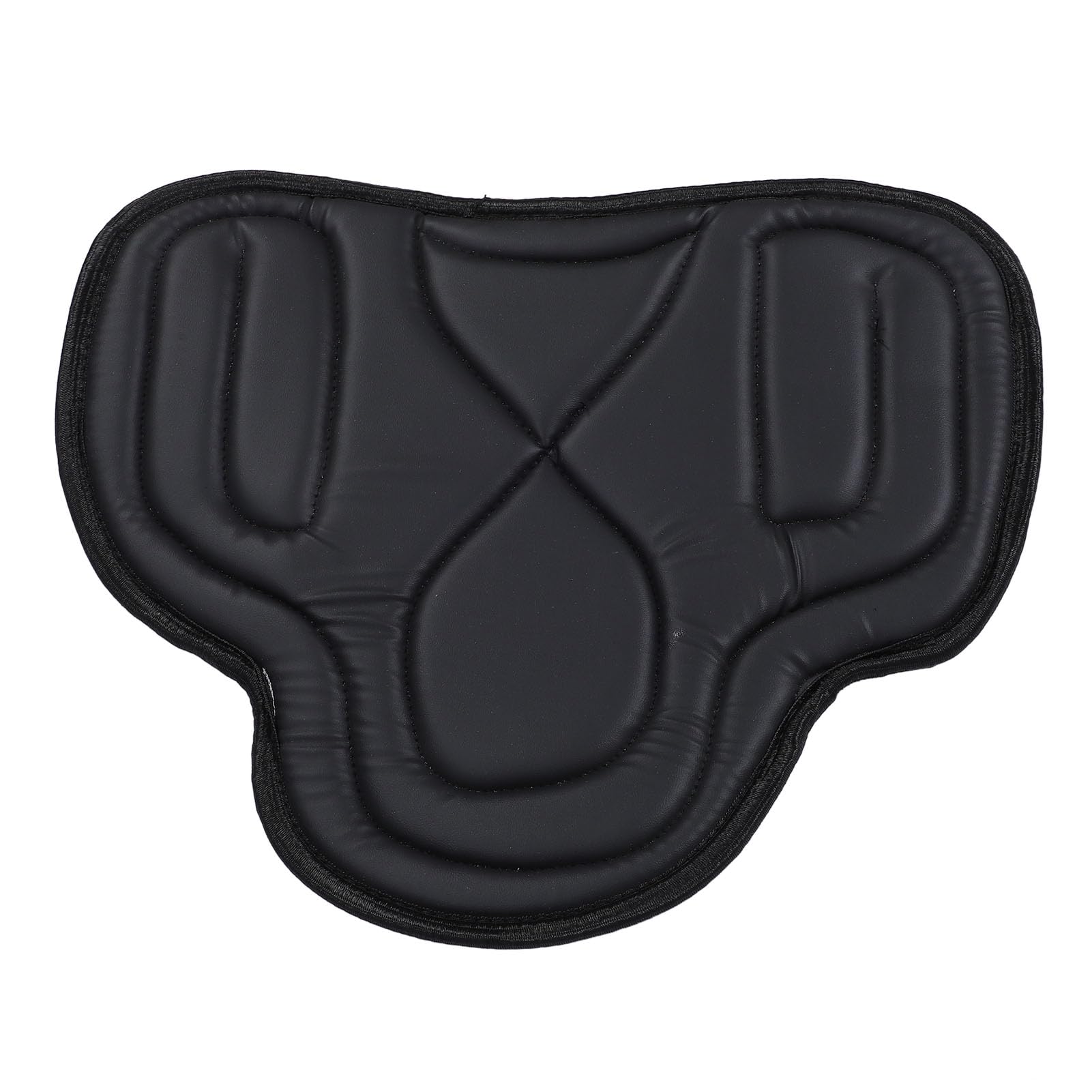 Bnineteenteam Pad, Almohadilla de Montura Occidental, Almohadilla de Equitación Ecuestre, de Silla de Montar Premium PU, un Diseño Espesado de Amortiguación Transpirable para una Comodidad Mejorada