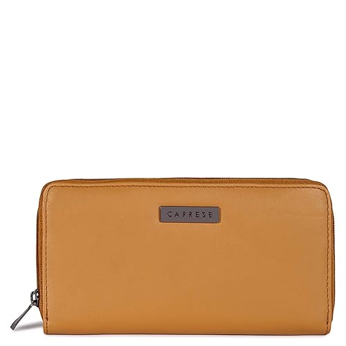 Caprese Ochre Leather Womens Wallet (WTAZARMDOCR)