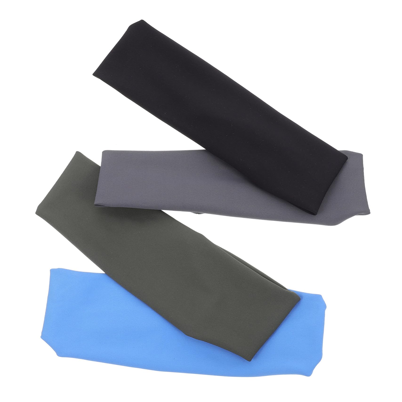 BESPORTBLE Lot de Bandeaux De Sport Unisexes Élastiques Accessoires De Fitness Respirants pour Running Yoga Musculation Et Activités Extérieures