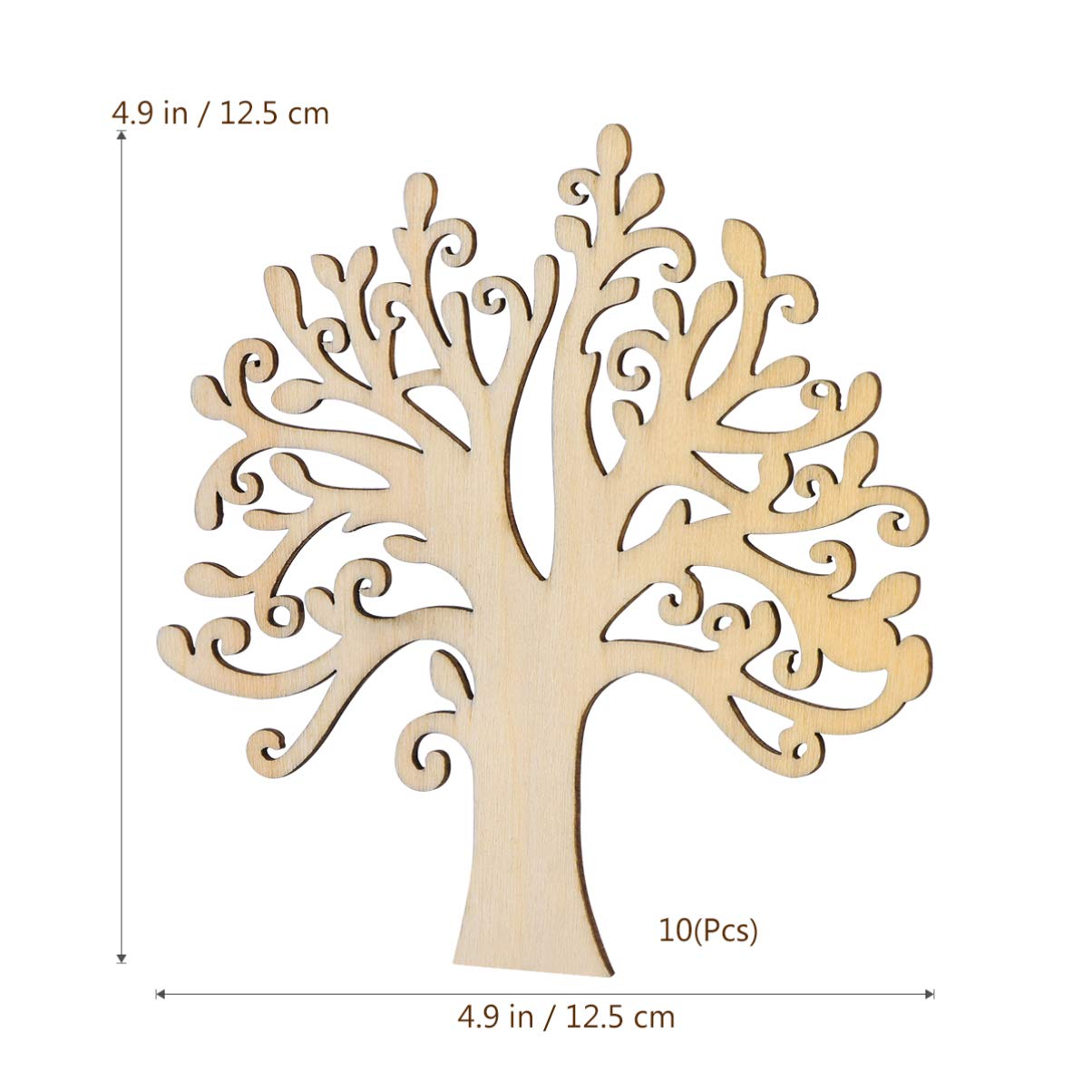 L'albero genealogico in legno con 23 cornici per le foto