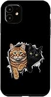 Vista 8 de Cats Torn Cloth Shirt Cute Cat Tshirt Kittens Kitty Case for iPhone 17
