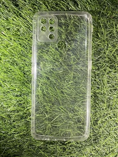 Image of COVERBLACK Soft Rubber Back Cover Compatible Model for Tecno LD7j / Tecno Pova - Transparent