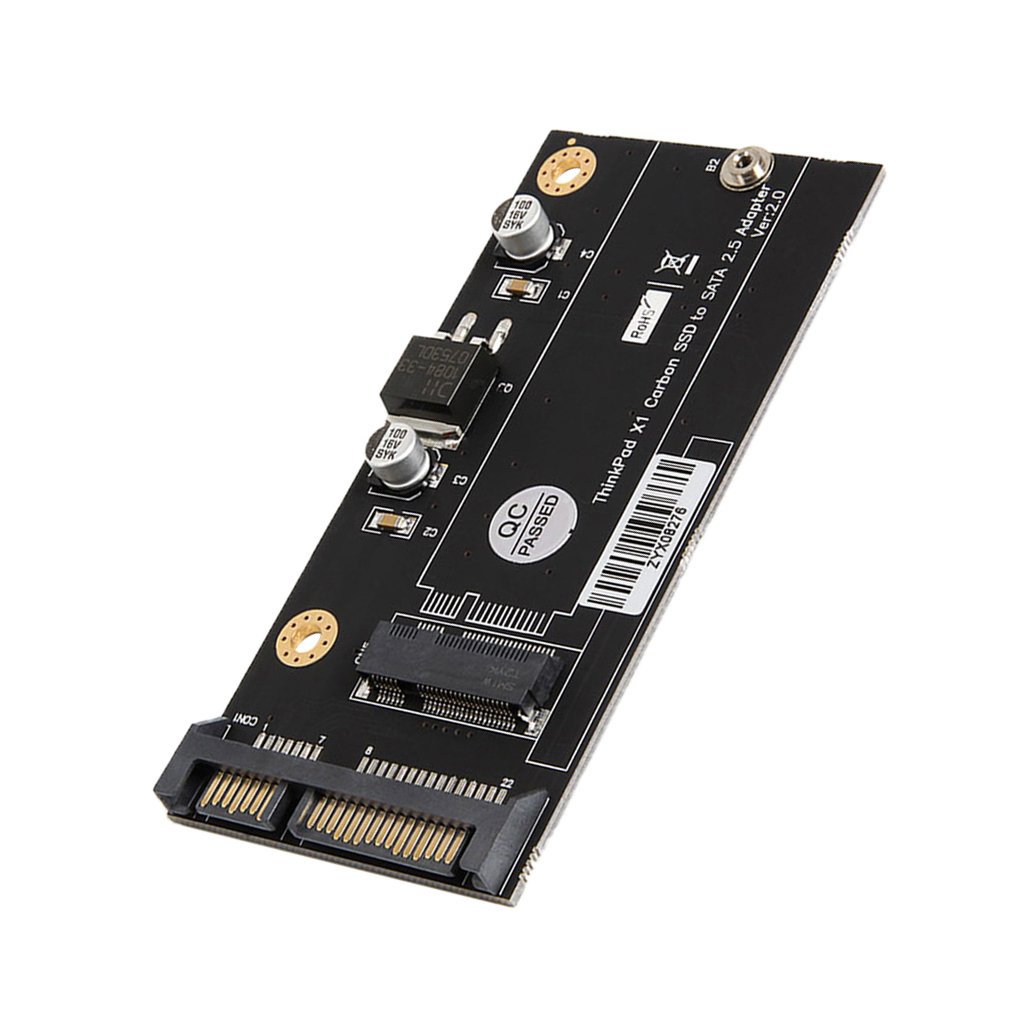 arythe 20+6Pin Solid State Disk SSD to SATA 2.5inch Adapter Card for ThinkPad X1 Carbon