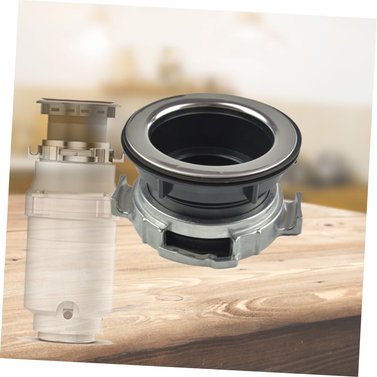 Tappo Tritarifiuti Per Lavello Cucina - Doppio Anello In ABS E Gomma Per Sminuzzatore Rifiuti - Foto 4