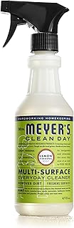 Mrs. Meyer's Clean Day Multi-Surface Cleaner Spray, All-Purpose Cleaner Solution for Countertops, Floors, Walls and More, Lemon Verbena Scent, 473 ml Spray Bottle