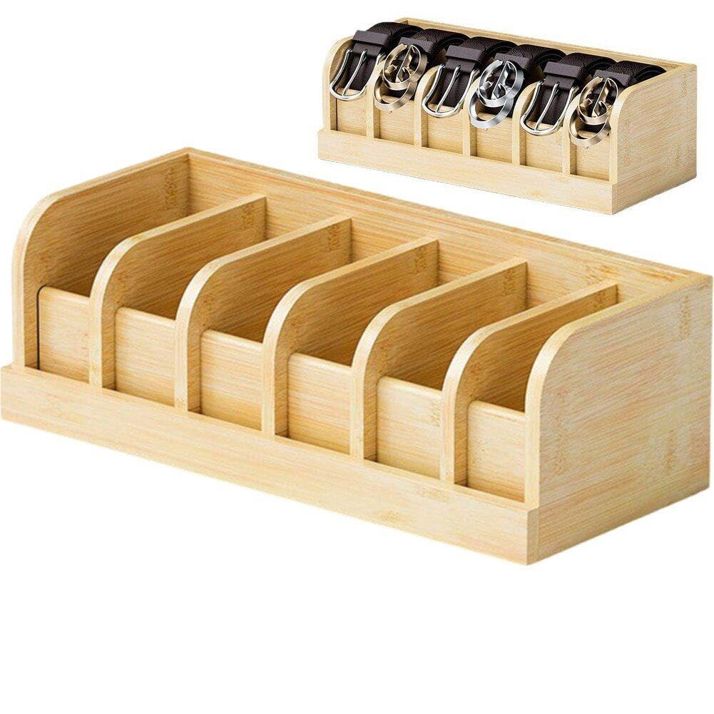 Amazon｜木製ベルト収納ボックス ベルトディスプレイラック ベルト