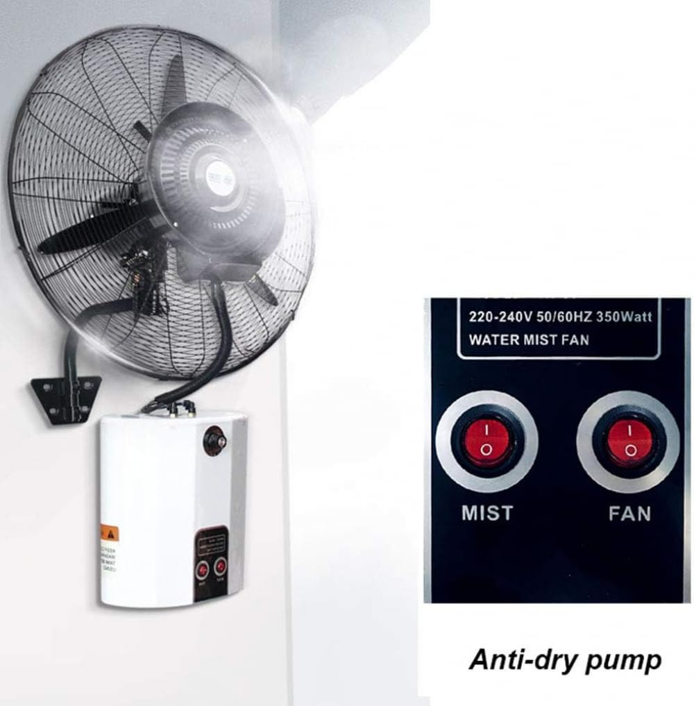 Ventilador De Pared con Mando A Distancia | Ventilador Potente Y Silencioso | Ventilador De Pared Cocina Eléctrico Grande | 3 Velocidades Y Temporizador | Cabezal Oscilante 90º-650mm