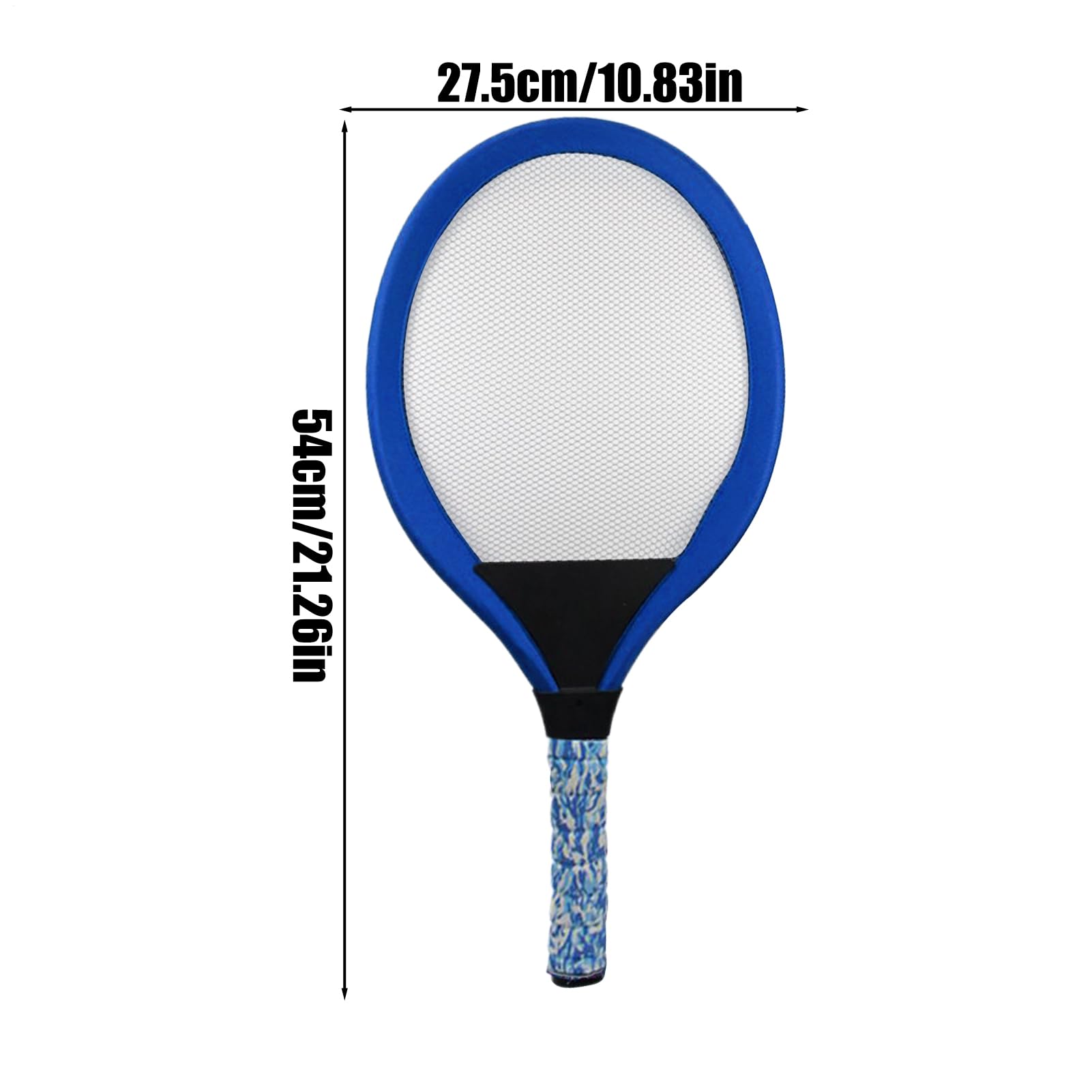 Raquette de tennis et de badminton - ABS - Raquette de sport pour enfants - Convient aux débutants - Jeu de balle interactive familiale avec volants et balle de tennis pour jouer dans la cour - 3