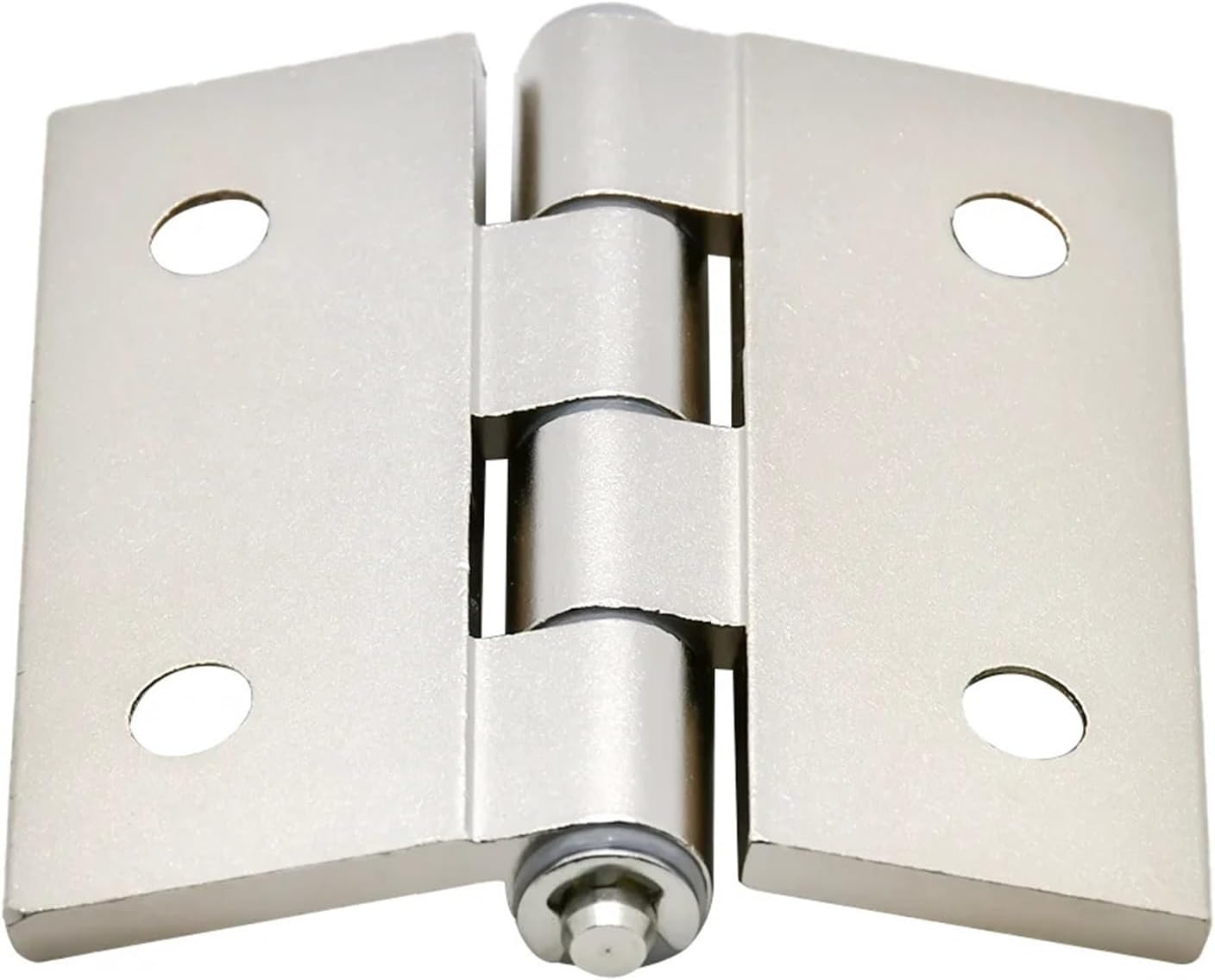1Pc Flat Dust-Free Butterfly Hinges for Doors, Cabinets - A6063S-T5, Electroless Nickel Plating, Light Load Tapered Bore Type(DJLG-47A)