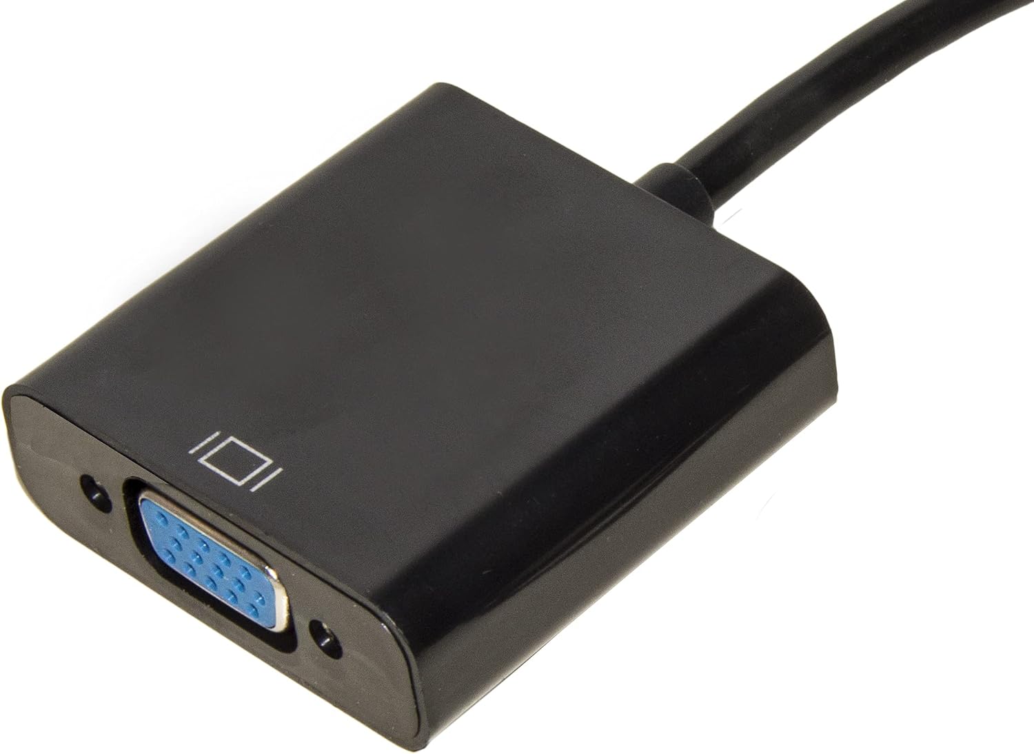 LINK LKADAT11 Mini HDMI Type C to VGA Female Adapter + Audio, Schwarz - Image 4