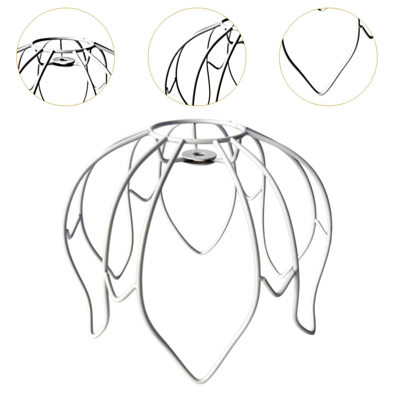LOVIVER Lampenschirm-Käfig-Rahmen, Deckenleuchte-Schirm, DIY Eisen-Kunst, minimalistischer Lampenschirm-Rahmen, Pendelleuchte, Käfig für Wohnzimmer, Hotel, B 23cmx18cmx8cm