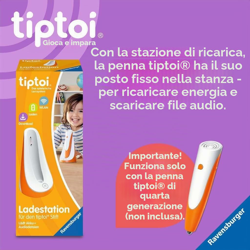 Ravensburger tiptoi Stift 00110 - Il Sistema di apprendimento giocoso, Giocattolo educativo per Bambini dai 2 Anni in su - La Penna