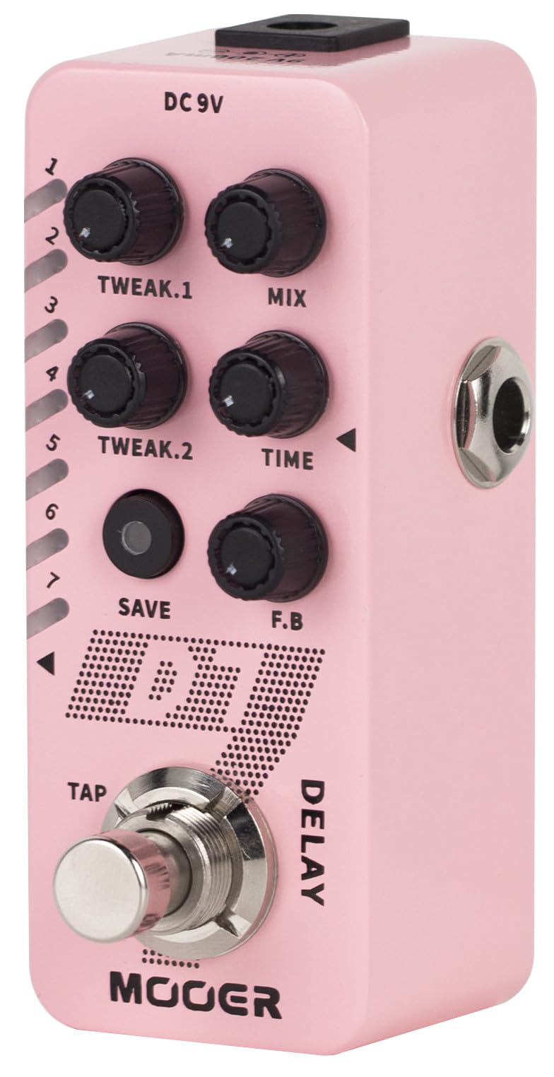 Mooer D7 Delay Effektpedal - Multi-Delay/Looper