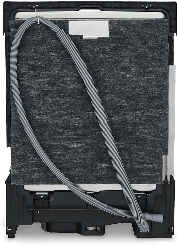 عقب view of LG LDFN3432T Dishwasher with hoses