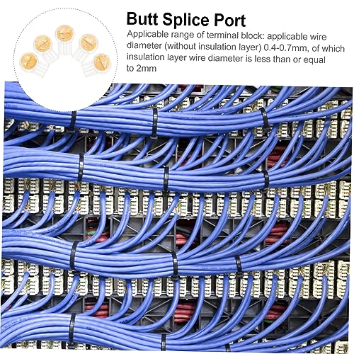 ULTECHNOVO Terminal De Conector De Emenda De Fio De Telefone 200Pcs Para K1
