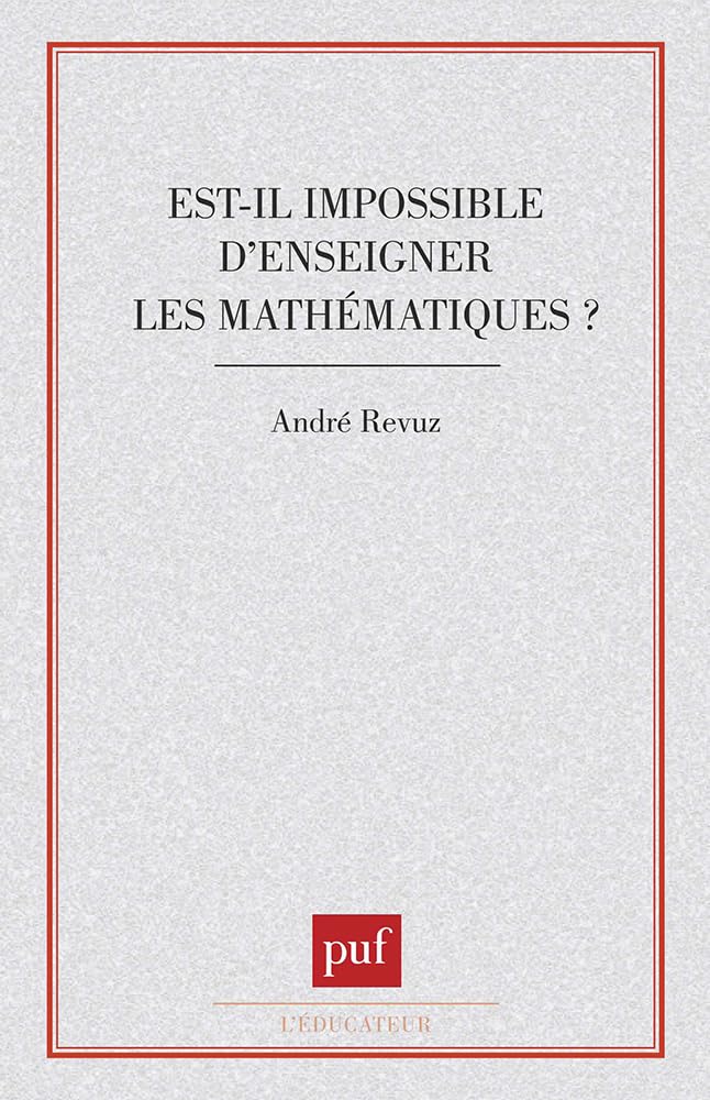 Est-il impossible d'enseigner math.