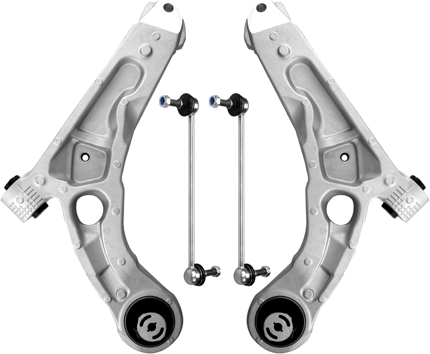 Control Arm, Replacement For Front Left & Right Lower Control Arm Sway Bar Compatible With 2014-2018 Jeep Cherokee - 4 Pcs