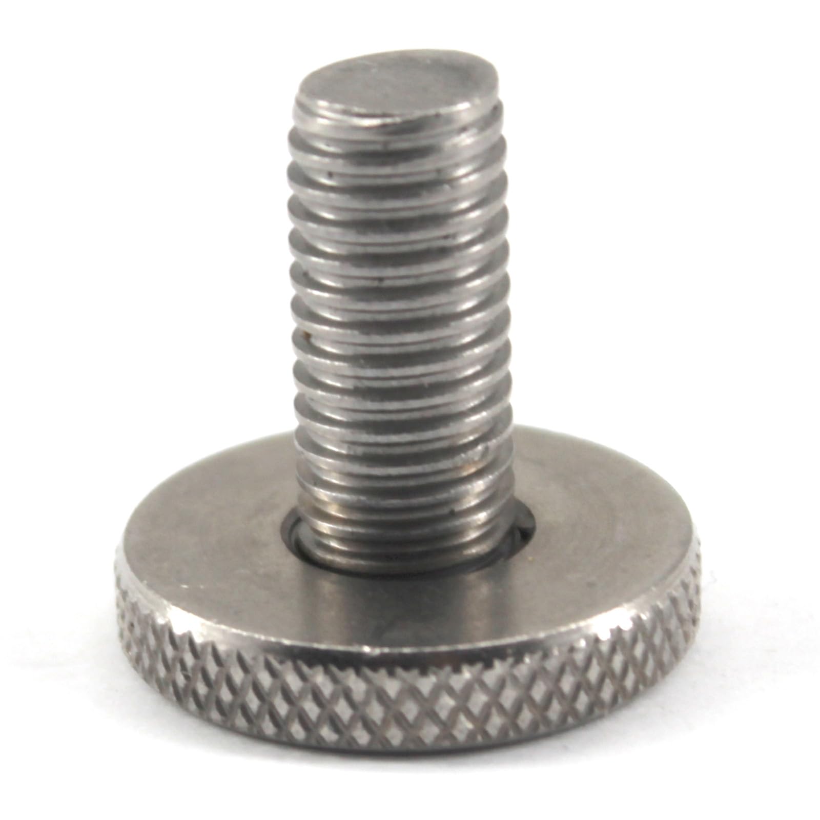 Vis Moletées M6x10mm Uxcell – Lot De 10, Tête Plate, Pointe Plate, Acier Bleuté
