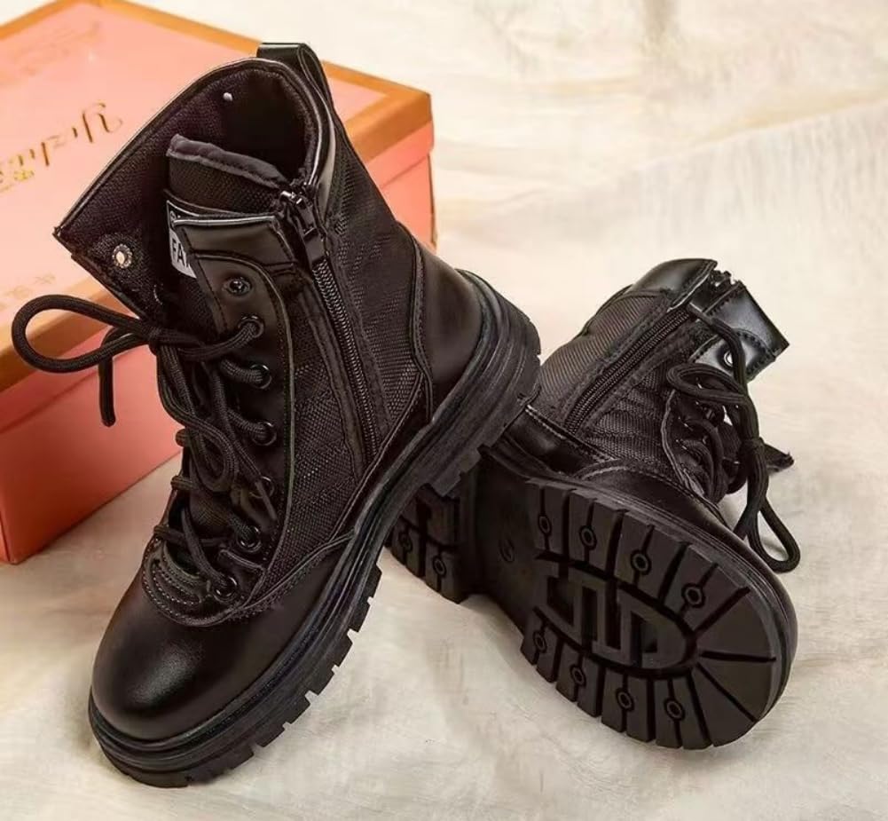 Hiking Boots Boys Girls Quick Dry Comfortable Desert Boots Military Fan Shoes Summer Camp Tactical Boots High Hiking Shoe Quick Dry Anti-Collision Durable Comfortable