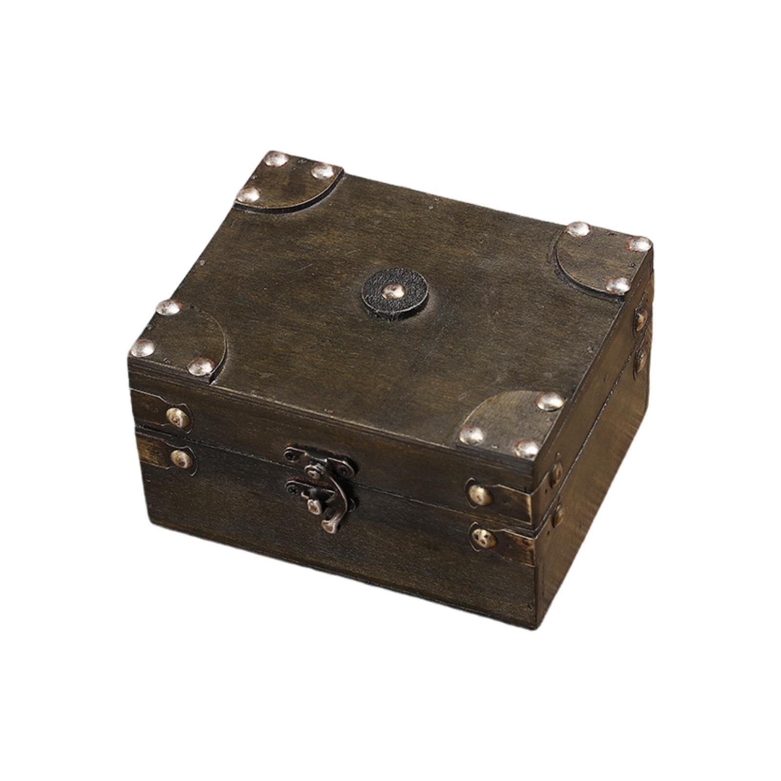 Boite decorative en bois pour centre de table style pirate rustique