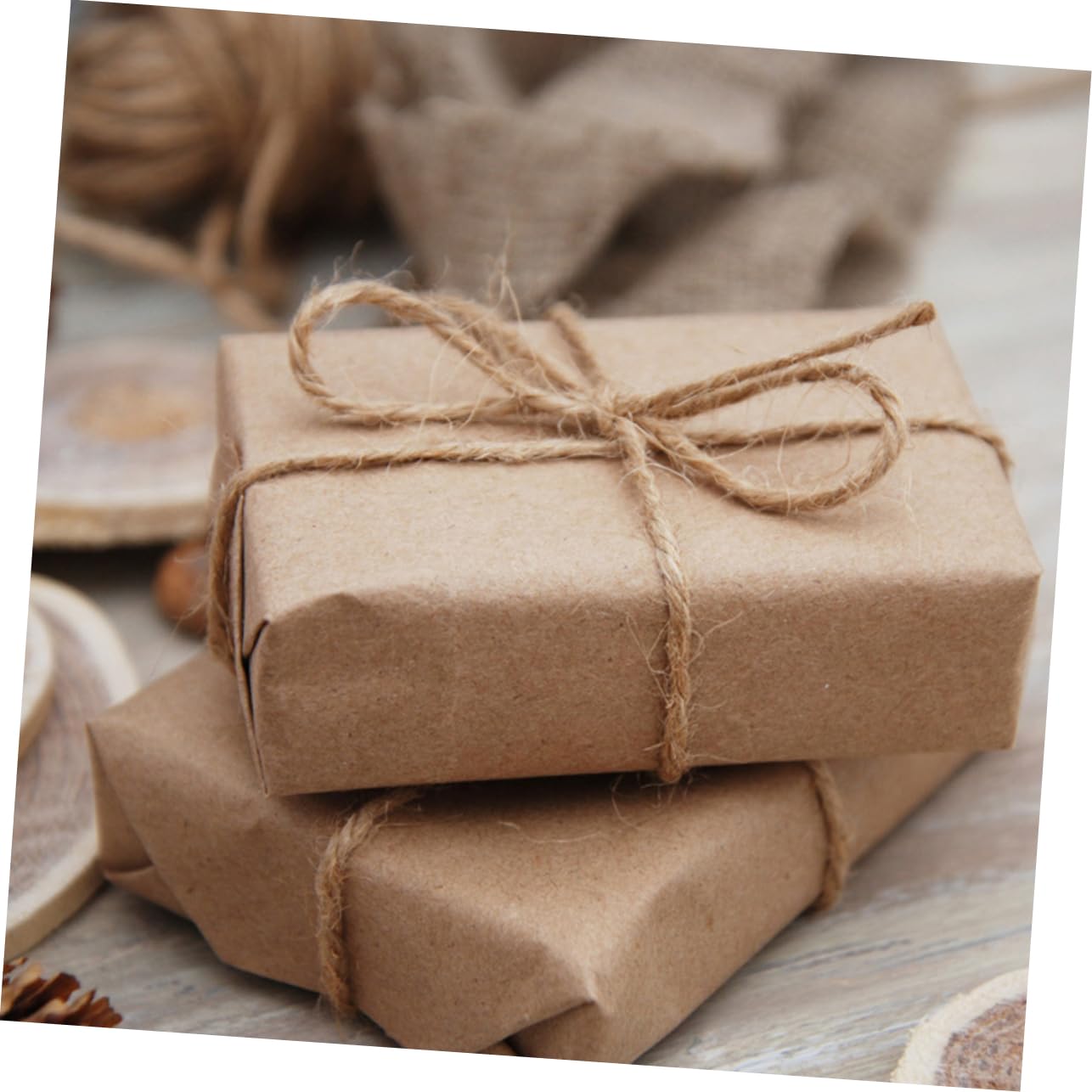 HAWILLOSCH 2er-pack Papierrollen – Geschenkpapier Packpapier Bastelpapierrolle Zum Verpacken Von Geschenken Für Projekte Festdekorationen