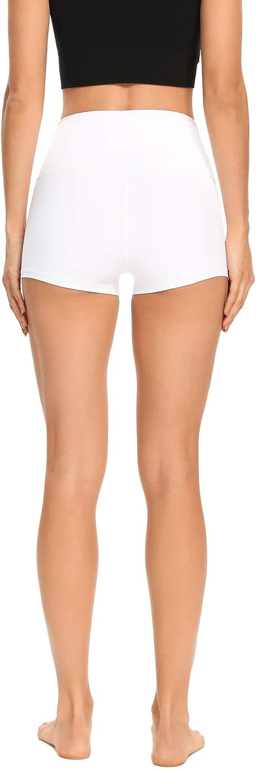 LXNMGO Women's 2"/7" High Waist Yoga Shorts Tummy Control Workout Running Biker Volleyball Shorts for Women with Side Pockets - Image 5