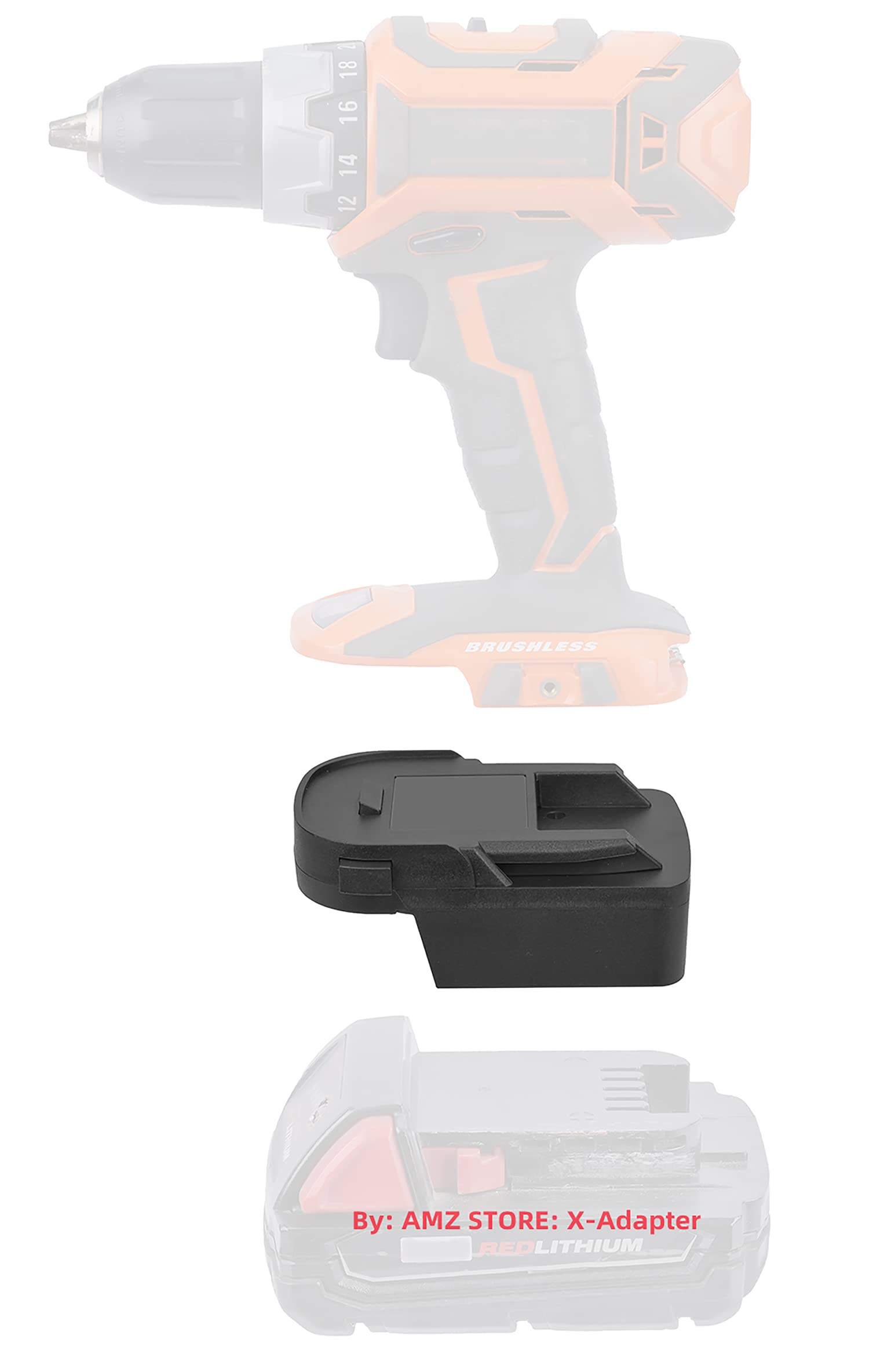 X-Adapter 1x Adapter Fits for Milwaukee 