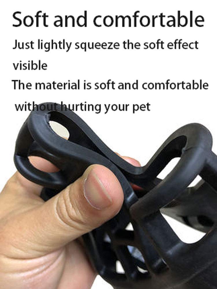 Bozal para Perros, bozal Protector Multiusos para Perros, bozal de Entrenamiento para Perros domésticos, Adecuado para el Aseo, Caminar en el Parque